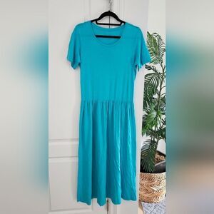 Winter Silks Blue Women's Dress
